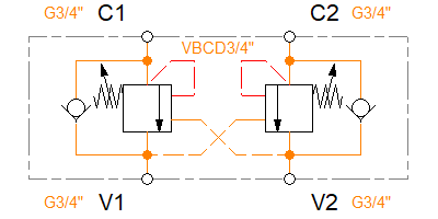 VBCD 3/4" DE/A (V0435)